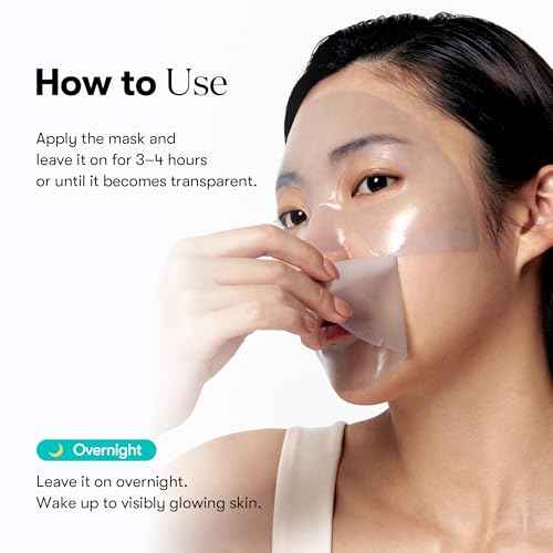 VT COSMETICS PDRN Hydrogel Mask(33gx4ea), Intensive Nourishing & Rejuvenating Overnight Mask, Skin Repair, Elasticity Boost, Hydrating & Plumping, Korean Skincare