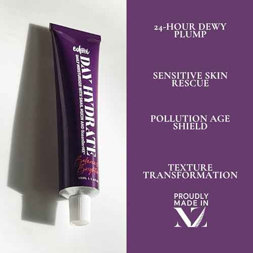 ed&i DAY HYDRATE Daily Face Moisturizer With Snail Mucin & OceanDerMX, Hydrating Moisturizer for Fine Lines, Firming & Radiance, Daily Facial Moisturizer for Dry Skin Face - 1.69 oz