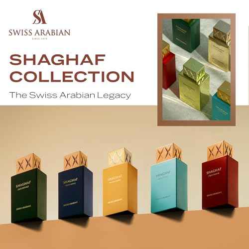 Swiss Arabian Shaghaf Oud Royale Spicy, Oud, Aromatic Fragrance - Notes of Saffron and Lavender - Perfume for Women and Men - 2.5 oz EDP Spray