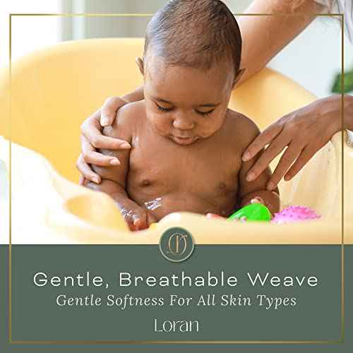 Vanilla Facial Washcloths Set of 6 Soft Cloths 10¡± x 10¡± 100% Viscose Derived from Bamboo Spa-Like Feel Silky Face Cloth for Skin Cleansing