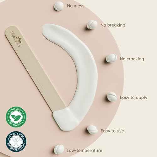 Lifestance Pearl White Waxing Beads, 1lb Unscented Coarse Hair Removal Wax Beans for Face, Eyebrow, Brazilian Bikini, Sensitive Skin at Home for Women and Men