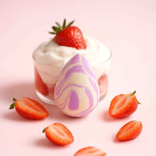 7-Pack Makeup Sponges Set, Cosmetic Sponge for Foundation & Concealer, Latex-Free Reusable Beauty Face Blender, Soft Makeup Blenders for Liquid, Cream, Powder Wet/Dry Application (Multi)