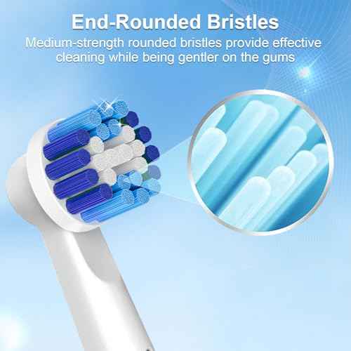 8pcs Replacement Brush Heads Compatible with Braun Oral-B, Professional Electric Toothbrush Heads for Oral B Replacement Heads Refill Pro100/1000/1500/4000/5000/7000/8000/9600 Etc.