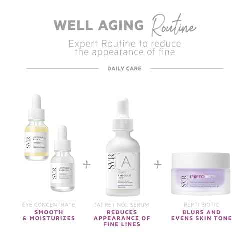 SVR PEPTI Biotic. Smoothing Retexturing Gel with 2% Peptides, Targets Pores for a Mattified, Refreshed Skin; Light, Non-Comedogenic, Suitable for Sensitive Skin. 1.7 fl oz