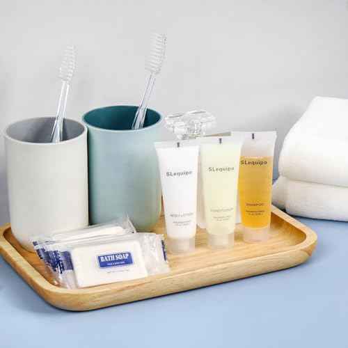 4-IN-1 Hotel Toiletries Bulk Set (200PCS) 4-Piece Set: 50 Hotel Bar Soap 0.5oz, 50 Hotel Shampoo, 50 Conditioner Travel Size, 50 Hotel Body Lotion - Bulk Mini Guest Amenities