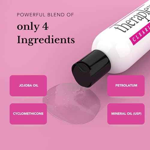 Theraplex Clear Emollient Lotion (8 oz) - No Parabens or Preservatives, Noncomedogenic and Hypoallergenic, Fragrance Free, Dermatologist recommended - National Eczema Association Seal of Acceptance