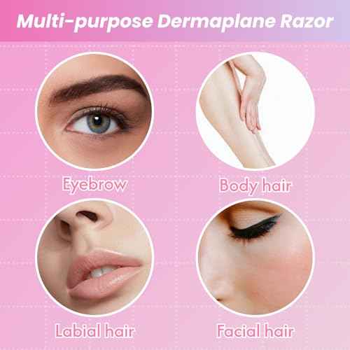100 Pcs Eyebrow Razor and Face Razor for Women and Men, Safe and Beginner-Friendly Dermaplaning Tool with Protective Cover