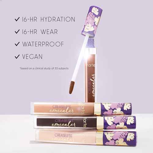 tarte maracuja creaseless full-coverage concealer ? Waterproof Longwear with Vitamin C to Hydrate look of Dark Circles, Blemishes & Discoloration, Vegan & Cruelty Free