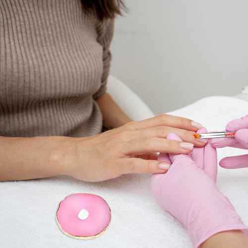 2 Pcs Nail Polish palettes Resin Nail Art Palette Golden Edge Gel Nail Polish Holder Nail Tray,Makeup Display Board Cosmetic Mixing Tools