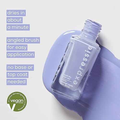 essie Expressie Nail Polish, Quick Dry White Nail Polish, Vegan, Pass The Fit Check, 0.33 Fl Oz