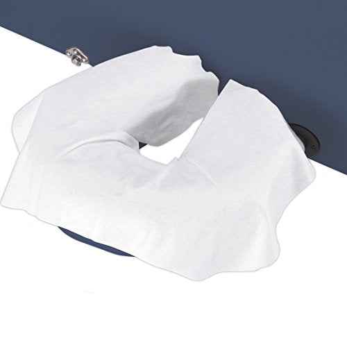 Master Massage Disposable Face Pillow Covers for Massage Tables (Pack of 100 * 10), White