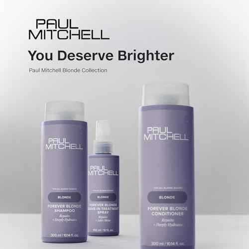 Paul Mitchell Forever Blonde Shampoo, Repairs + Deeply Hydrates, Ideal For Bleached + Lightened Hair