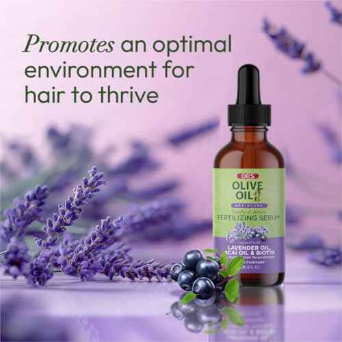 ORS Olive Oil Braidzone Fertilizing Serum with Lavender, Acai & Biotin for Hair & Scalp 2 oz (1)