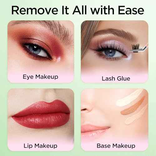 BEPHOLAN Cluster Lash Glue Remover 60ml, DIY Eyelash Extension Remover, Bond & Seal Adhesive Professional & Self Use, for Sensitive Eyes, Eye Makeup & Mascara Remover