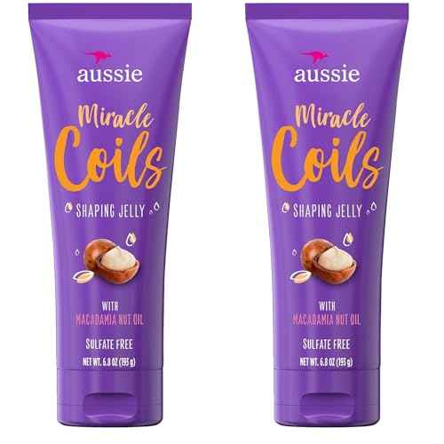 Aussie Miracle Coils Shaping Jelly 6.8 Ounce Tube (Pack of 2)