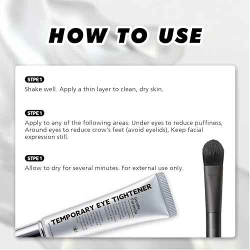 Temporary Eye Tightener, Perfection Primer Tightener Eye Cream, Instant Eye Tightener Easy-Wear Formula ? Ultimate Lift & Smooth Finish 20mL