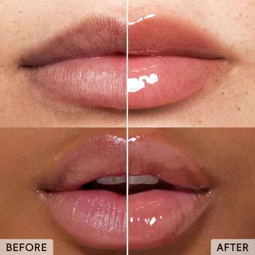 Lip Balm & Serum for Dry Lips, Featherlight Hydrating Balm, Non-Sticky Lip Moisturizer for Smooth & Glossy Lips, 2-Pack (0.5oz Each)