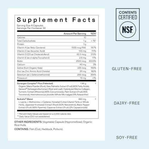 Nutrafol Women's Balance Hair Growth Supplement with Collagen Peptides, Ages 45+, Clinically Tested for Stronger, Visibly Thicker Hair, Dermatologist Recommended - 1 Month Supply, 12 oz Bottle