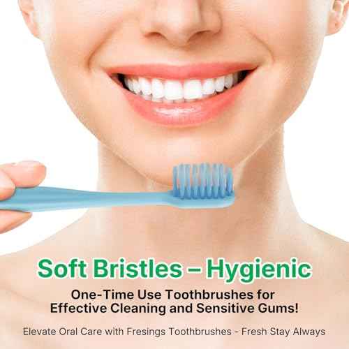 30 Pack Premium Disposable Toothbrushes Bulk ? Individually Wrapped Soft Bristle Toothbrushes for Travel, Hotel Guest, Donation, Kids, Adults ? Single Use, Family & Emergency Hygiene