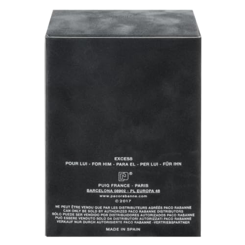 Paco Rabanne Xs Eau De Toilette for Men 3.4 Oz/ 100 Ml - Spray - New Packaging, 3.4 Fl Oz