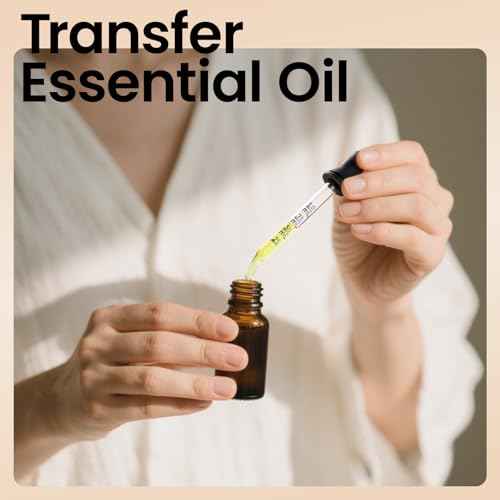 Teenitor 10pcs Eye Dropper 8pcs Glass Pipettes Dropper and 2pcs Cleaning Tool, Droppers for Oils Bent and Straight Tips, 1ml Dropper for Liquid Essential Oils, Ear, Eye, Craft, Measuring