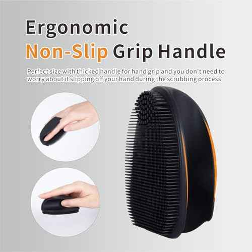 Soft Silicone Face Scrubber,Facial Cleansing Brush,Facial Exfoliation Scrub for Massage Pore Cleansing Nose Blackhead Remover Deep Scrubbing for All Kinds of Skins Men and Women