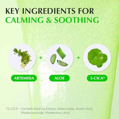 EQQUALBERRY Aloe PDRN Calming Smoothie Serum ? Soothing Korean Skin Care for Sensitive Skin, Cica & Aloe for Repair, Hydrating & Radiant Glow, Non-Comedogenic (1.01oz / 30ml)