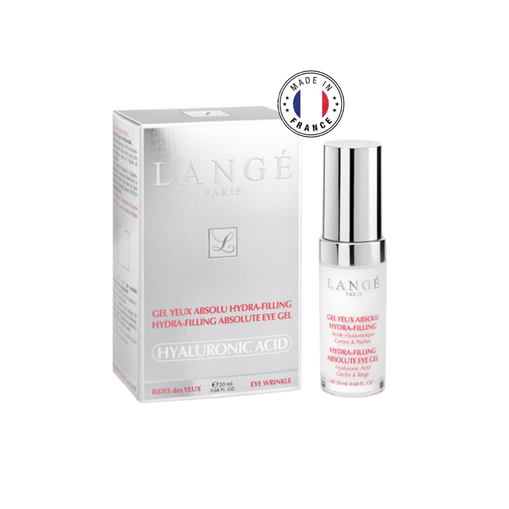 Lange Paris Hydra-Filling Magic Eye Cream - Eye Contour Nourishes, Regenerates And Soothes - Gives Skin Elasticity And Firmness - Protects Against Harmful Effects - Hyaluronic Acid Formula - 0.8 Oz