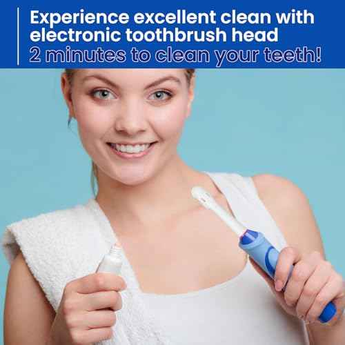 Replacement Brush Heads Compatible with Oral B- Double Clean Design, Double Clean Brush Heads, Compatible with Braun Oral-B Dual Clean Electric Toothbrush (16-Pack)