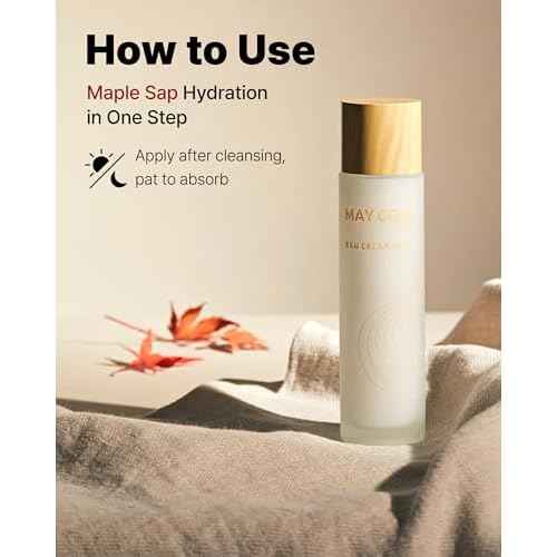 MAY COOP Raw Cream Skin Face Toner ? 2-in-1 Toner & Moisturizer with 85% Maple Sap for Deep Hydration, Softening & Nourishing - Korean Skincare, Vegan Clean Beauty, 3.71 fl.oz.
