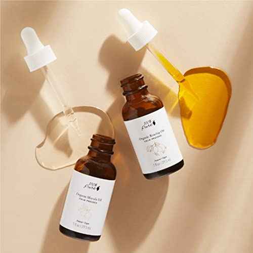 100% PURE Organic Rosehip Oil Moisturizer For Face, Body, Hair Hydrating Vitamins & Omega Fatty Acids Support Glowing, Plumped Up Youthful Skin - Natural Cold-Pressed Facial Radiance - Vegan - 1oz