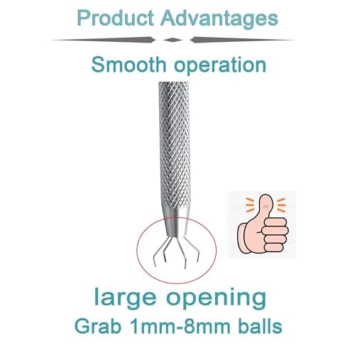 QWALIT Piercing Taper Threadless Insertion Tool - Titanium Labret Pin 16g, 18g, 20g