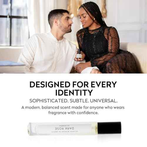 OCTAVIA MORGAN DARK ROSE Eau De Parfum- Bold Vanilla Perfume with Black Rose, Plum & Pink Peppercorn- Travel Perfumes with Long-Lasting, Seductive Depth- Unisex Perfume for Unforgettable Moments- 10ML