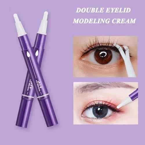 Double Eyelid Styling Cream Natural into Double Invisible Eye Ware Natural Essence Non-Glue Double Eyelid Patch Easily Double Eyelids Styling Shaping Cream Practical Tools