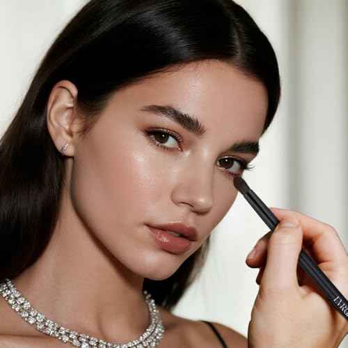 Eye Makeup Brush Set, 6 Pcs Professional Blending Eyeshadow Makeup Brushes for Concealer Eyebrows Eyeliner, Soft Hairs & Wood Handle¡¦¡¦ (black 6pcs)