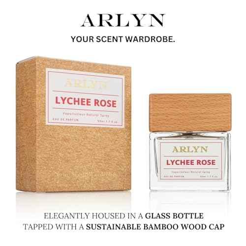 ARLYN Lychee Rose Eau De Parfum Inspired by Perfums De .Marly Del.ina, Long-Lasting Perfume For Women, Vegan, Cruelty free, Made in USA- 50 ml | 1.7 oz