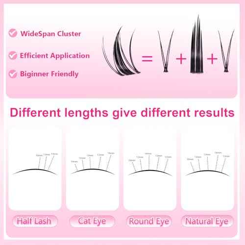 Fairy Lash Clusters Manga Eyelashes C Curl Invisible Band Eyelash Clusters Easy to Apply Wispy Anime Spiky Lashes Natural Volume Lash Extensions Reusable Individual Lashes for Soft Dramatic Look