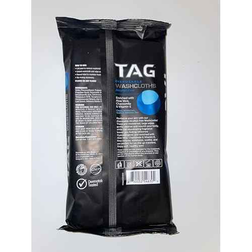 Generic- Tag 2 PACK Disposable Washcloths Alcohol-Free 18 per Pack, 36 total cloths, 12" x 8", Enriched with Aloe Vera, Chamomile, & Vitamin E. Not Flushable
