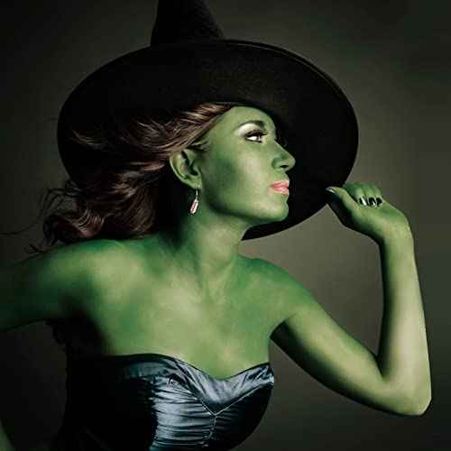 MEICOLY Light Green Face Body Paint for SFX Witch Cosplay Halloween Makeup,Elphaba Green Face Paint,Face Painting for Adults Kids,Hunting Hulk Gamora Body Paint,St Patricks Day Accessories
