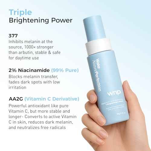 WNP Hyaluronic Acid Hydrating & Brightening Lotion: 4D Hyaluronic Acid, 2% Niacinamide, 377, Vitamin C Deep Moisture & Radiance Boosting Facial Moisturizer Vegan SkinCare for All Skin Types