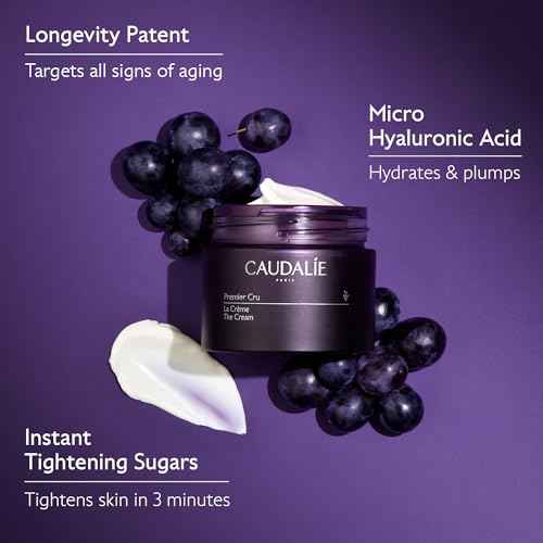 Caudalie Premier Cru Anti-Aging Cream Moisturizer, Refillable - 50 mL