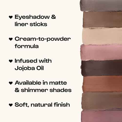 ALLEYOOP 11th Hour Waterproof Cream Eyeshadow Stick ? Long-Lasting Eye Shadow Pencil & Eyeliner, Cream to Powder Stick & Highlighter ? Smudge-Proof Eyeshadow Matte, Taupe Dollar Matte