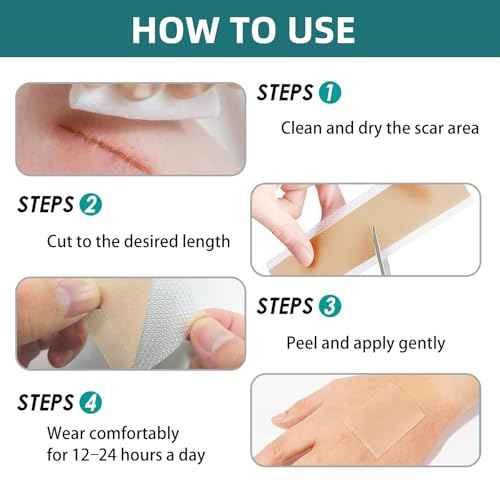 Silicone Scar Gel Sheets: Medical Grade Scar Tape for C Section Surgical Tummy Tuck Keloid Treatment?Scar Removal for Face and Skin