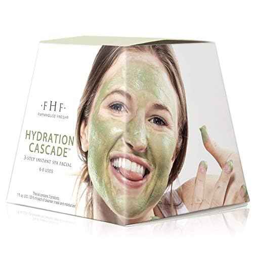 FarmHouse Fresh Hydration Cascade 3-step Instant Spa Facial, 3 ct.