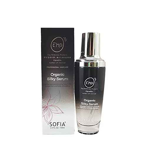 ODE SOFIA Organic Silky Serum, for Frizzy, Dry, Unmanageable Hair,3.4 Fl OZ, 100ml (3.4 OZ (100ML))