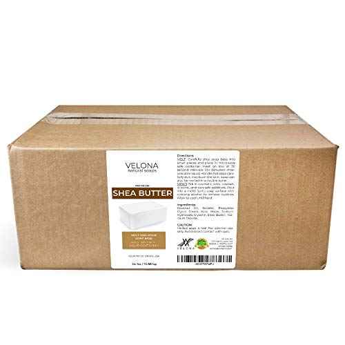 velona 5 LB - Shea Butter - Melt and Pour Soap Base SLS/SLES free | Natural Bars for The Best Result for Soap-Making