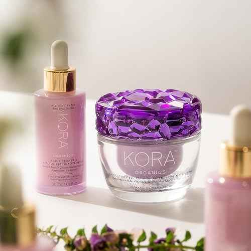 KORA Organics Plant Stem Cell Retinol Alternative Moisturizer Refill Pod, Active Retinol Alternative Smooths Wrinkles & Firms Skin, Face Moisturizer for Women & Men, Certified Organic, 1.69 fl oz