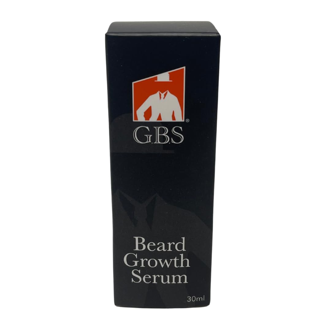 G.B.S Military Style Beard Care Set - Conditioning Oil with Jojoba, Growth Serum with Biotin and Castor Seed, Styling Balm, Trimming Scissors