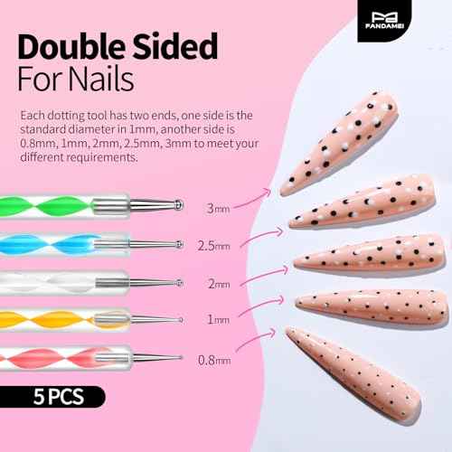 FANDAMEI Nail Art Brushes, Nail Brush Set With Nail Stand, Nail Holder For Painting Nails, Nail Art Tools, Nail Design Tools, 11PCS Nail Brushes For Nail Art, 5PCS Nail Dotting Tool, Nail Art Palette