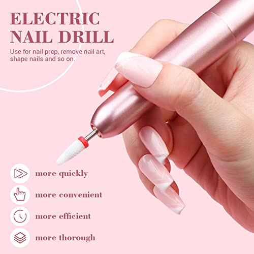 SAVILAND Essentials Acrylic Nail Kit with Drill: Professional Nails Kit Acrylic Set with Everything U V Light Gel Polish Nail Glue Tips Nail Art Supplies for DIY Home Salon